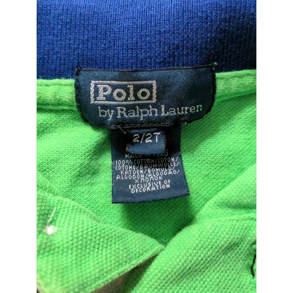 Polo Ralph Lauren Pony Logo Shirt Childs 2/2T Polo‎ Preppy Classic Stylish